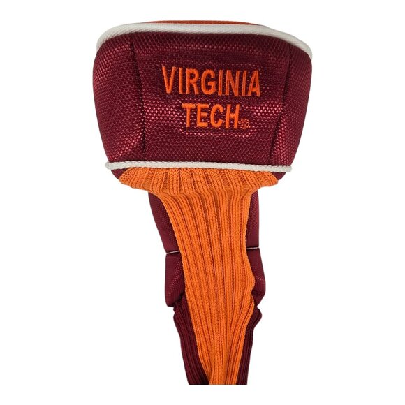 Virginia Tech Hokies Golf Club Head Cover Knit Sock #1 Driver VT College Team - Picture 5 of 7